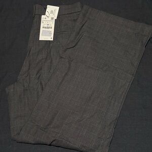 Zara Charcoal Checkered Pantsuit
